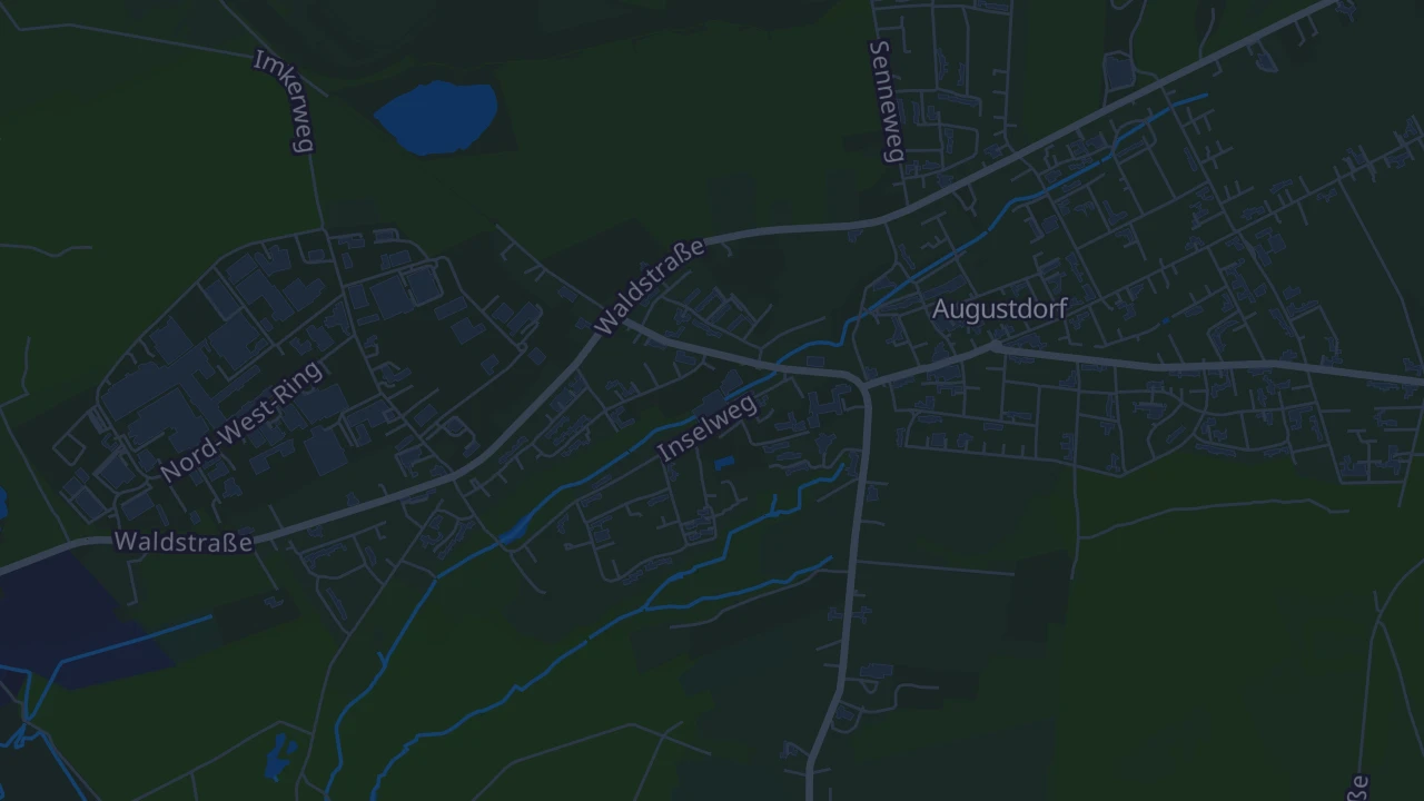 Karte von Augustdorf