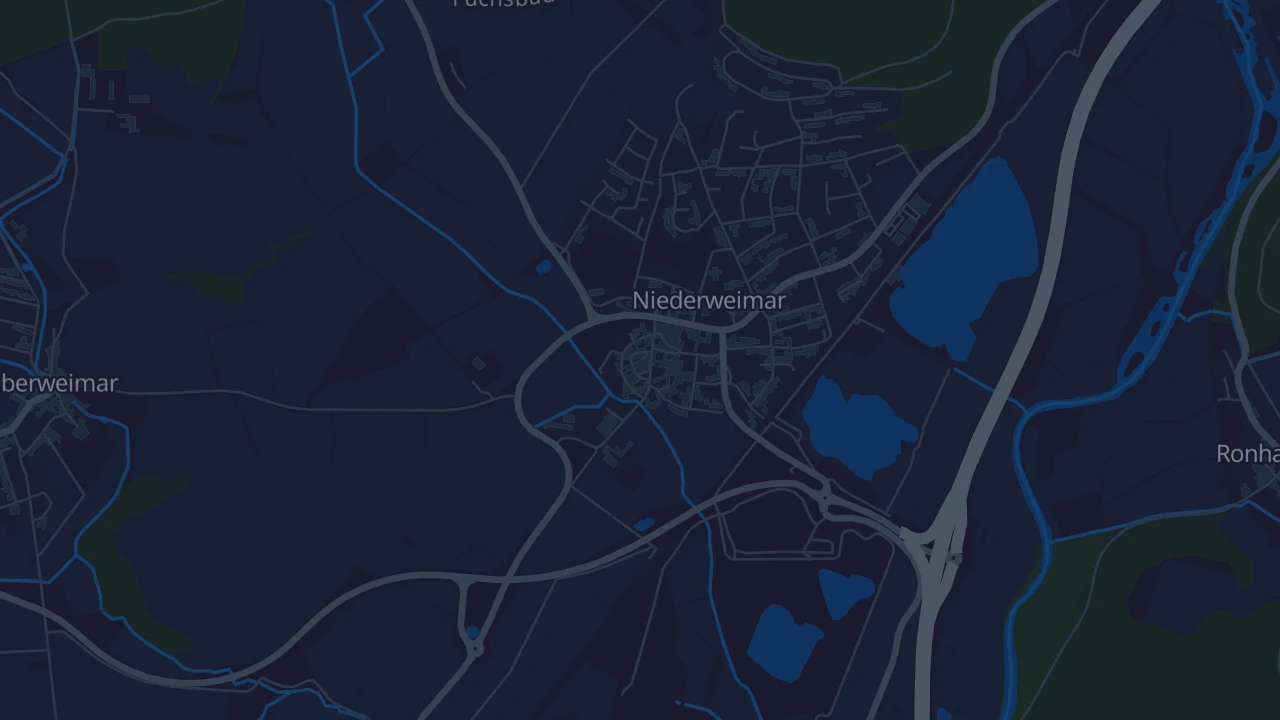 Karte von Weimar-Niederweimar