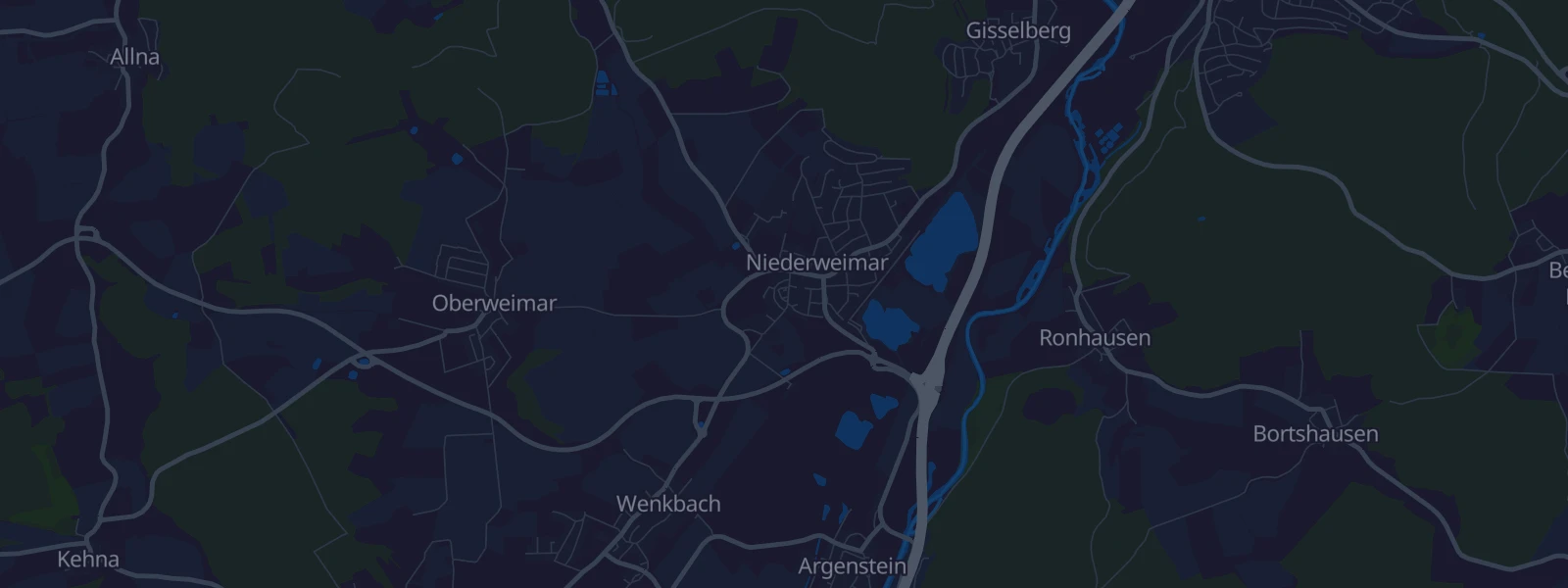 Karte von Weimar-Niederweimar