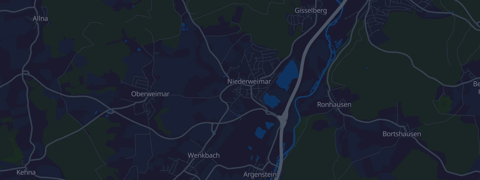 Karte von Niederweimar