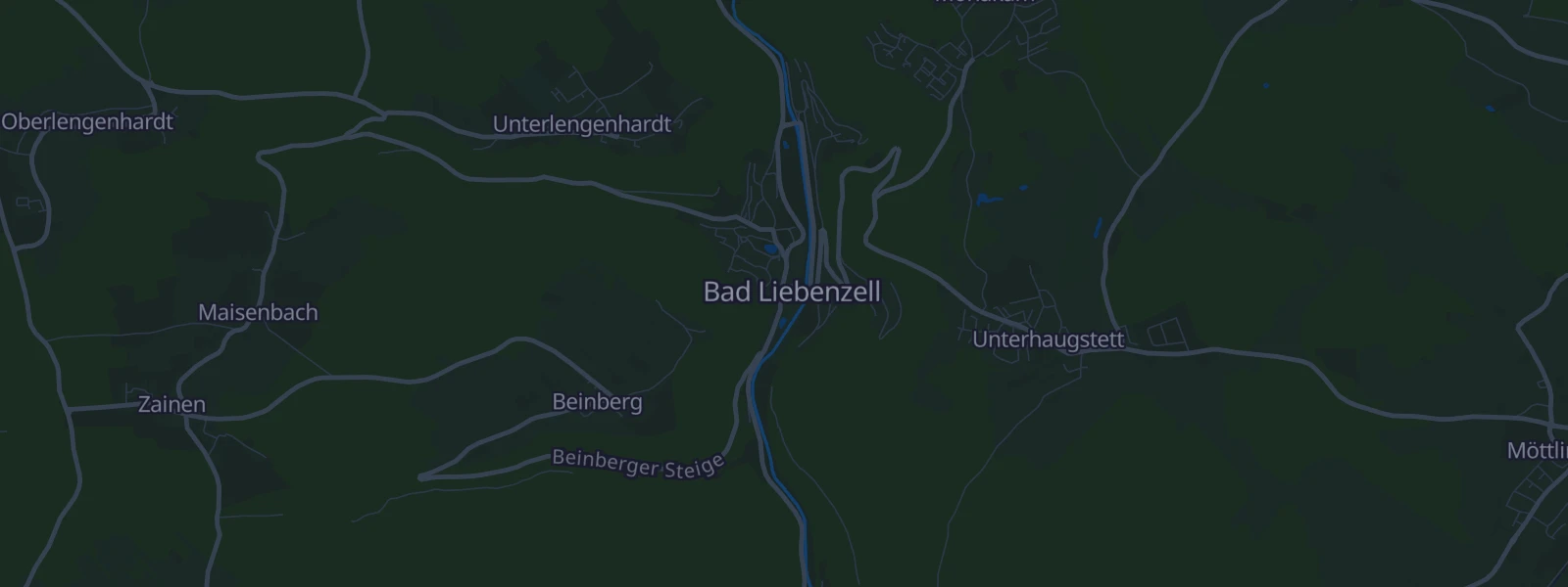 Karte von Bad Liebenzell