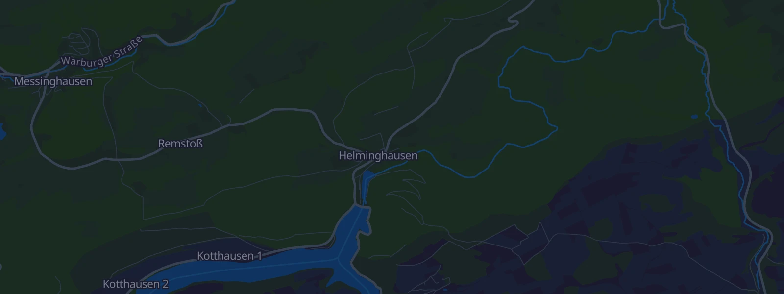 Karte von Marsberg - Helminghausen