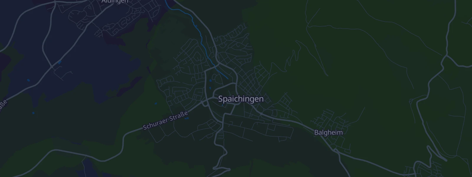 Karte von Spaichingen