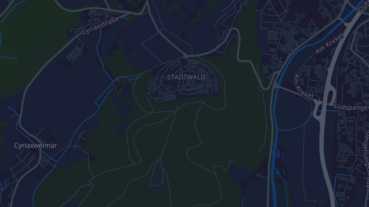 Karte von Marburg