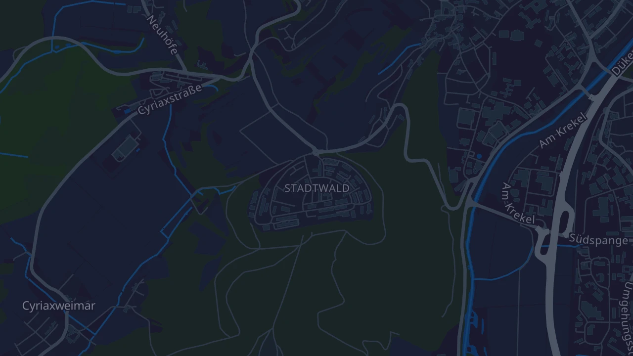 Karte von Marburg