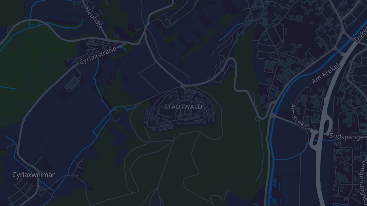 Karte von Marburg