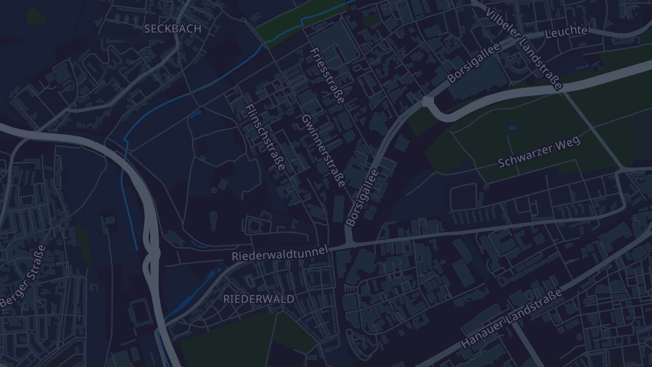 Karte von Frankfurt am Main