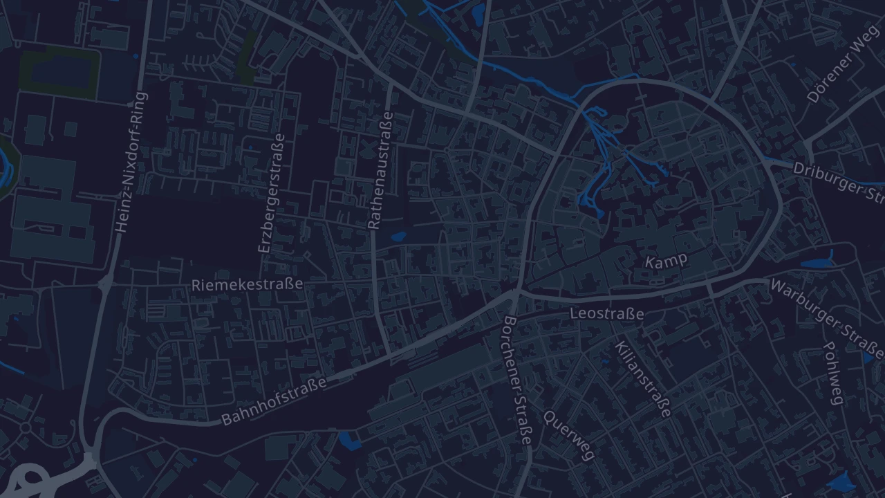 Karte von Paderborn