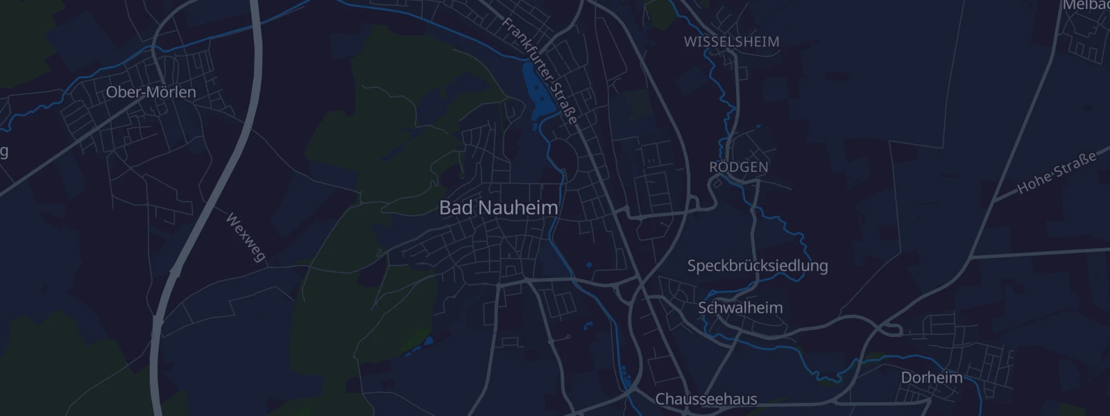 Karte von Bad Nauheim