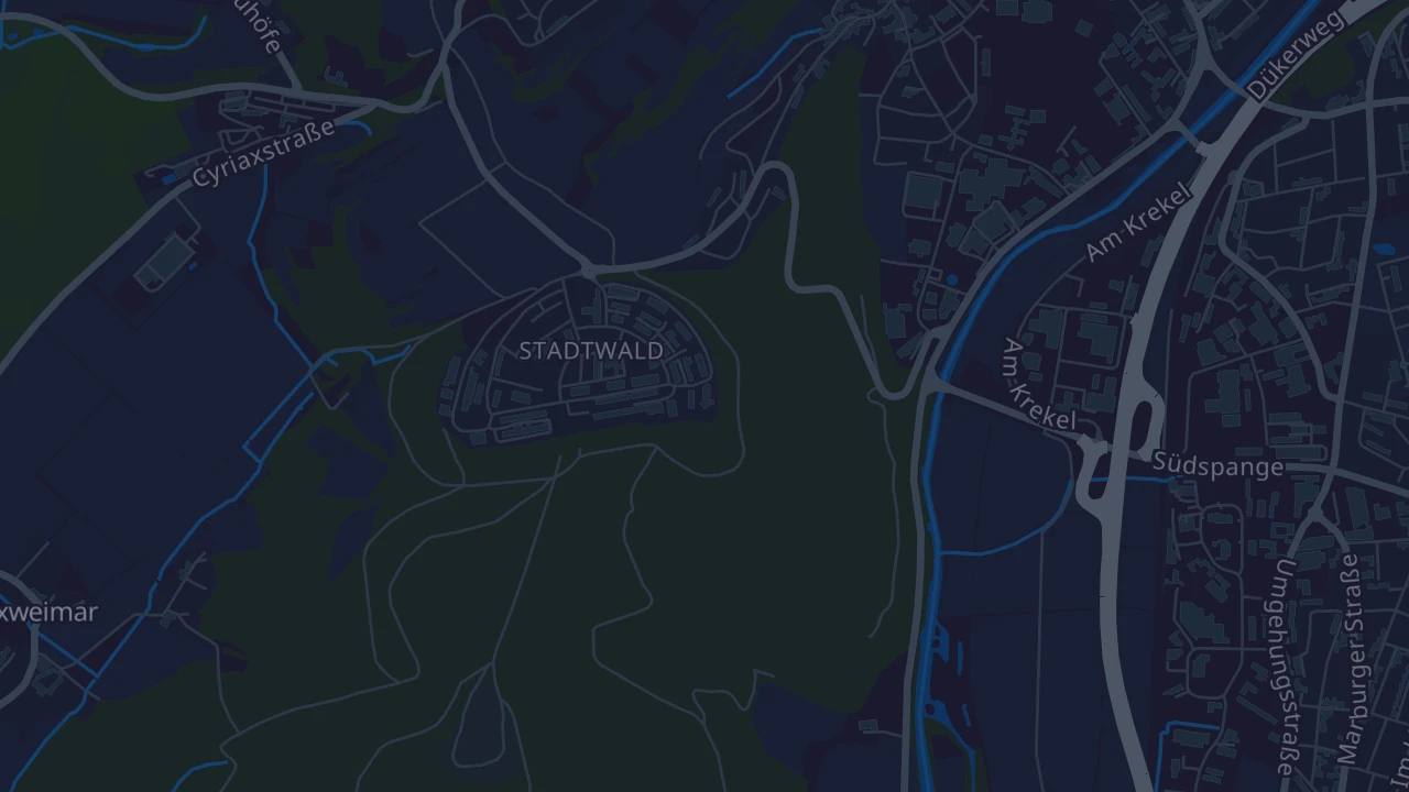 Karte von Marburg