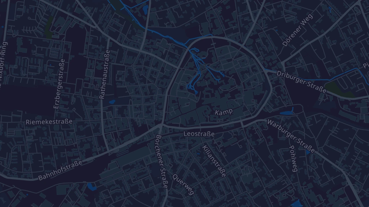 Karte von Paderborn