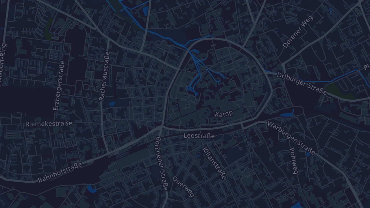 Karte von Paderborn