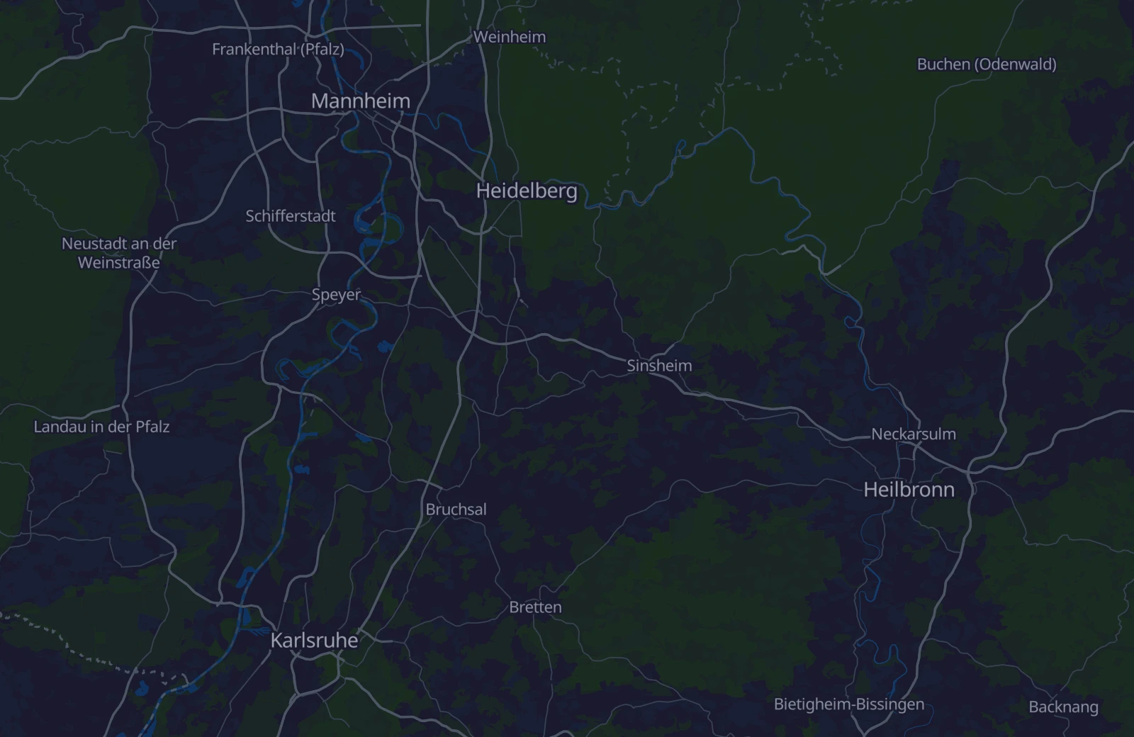 Karte: Umkreis von 24 km