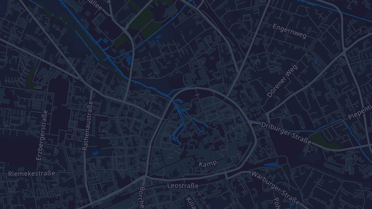 Karte von Paderborn