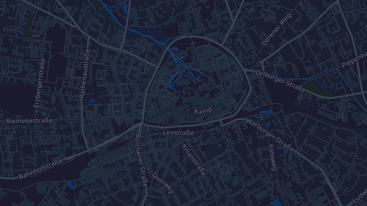 Karte von Paderborn