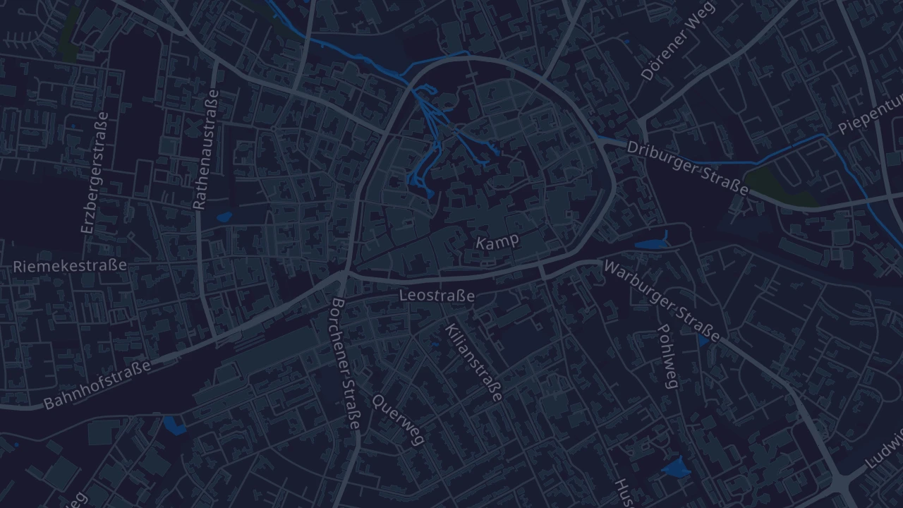 Karte von Paderborn