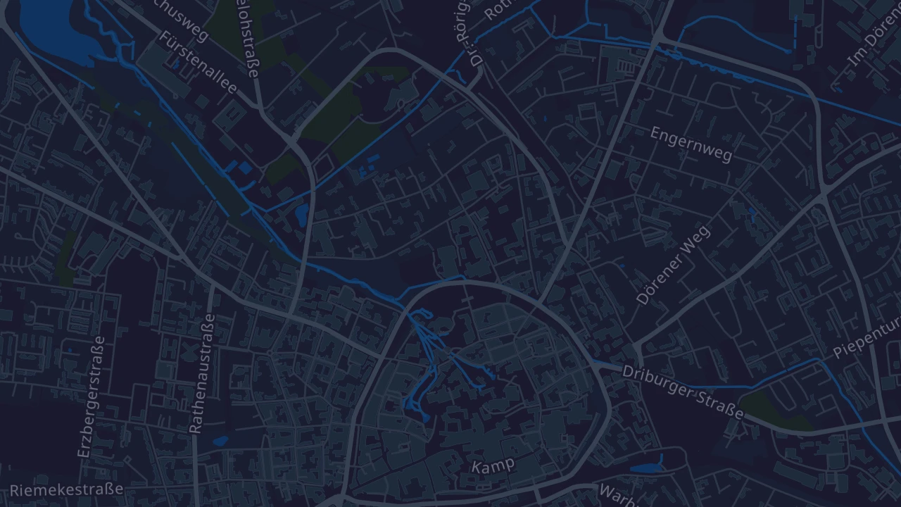 Karte von Paderborn