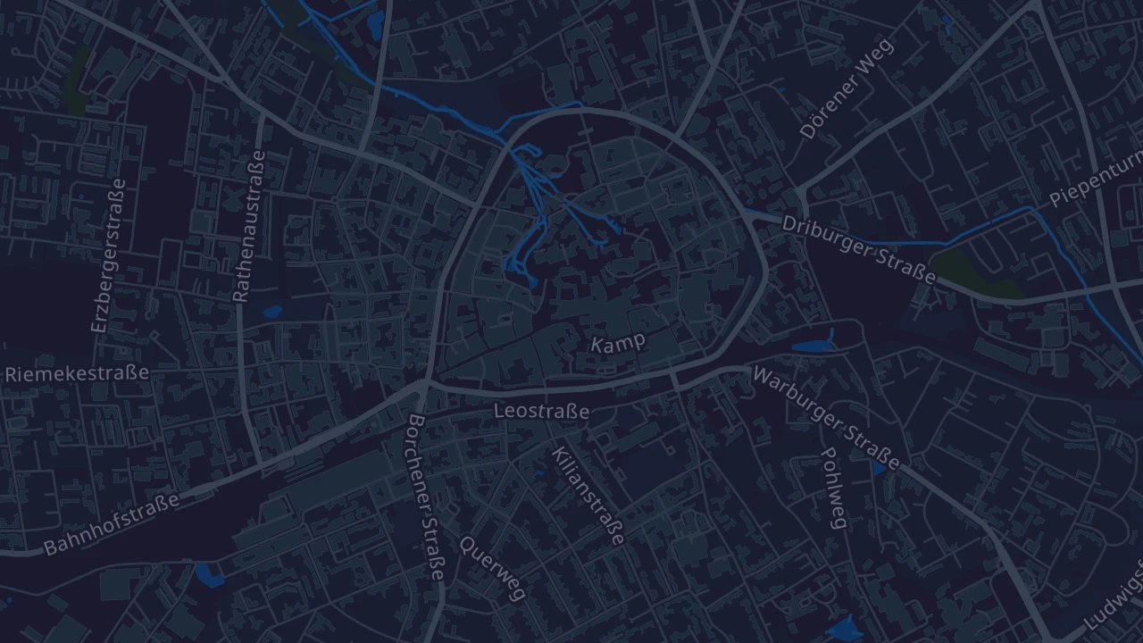 Karte von Paderborn
