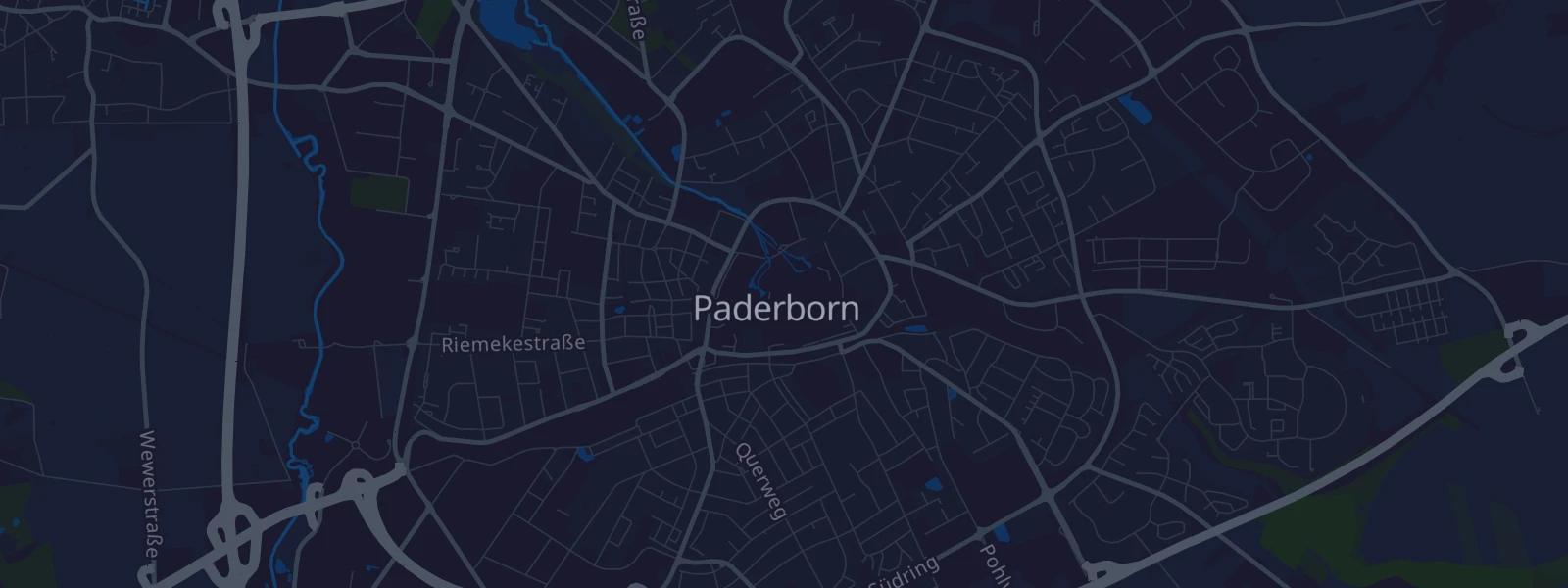 Karte von Paderborn