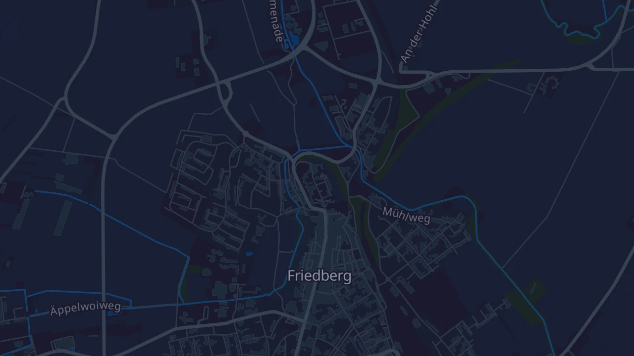 Karte von Friedberg