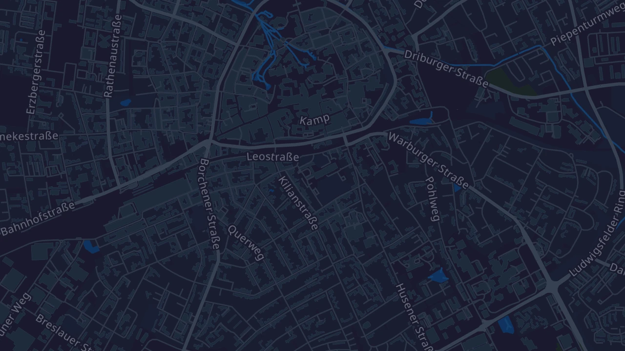 Karte von Paderborn