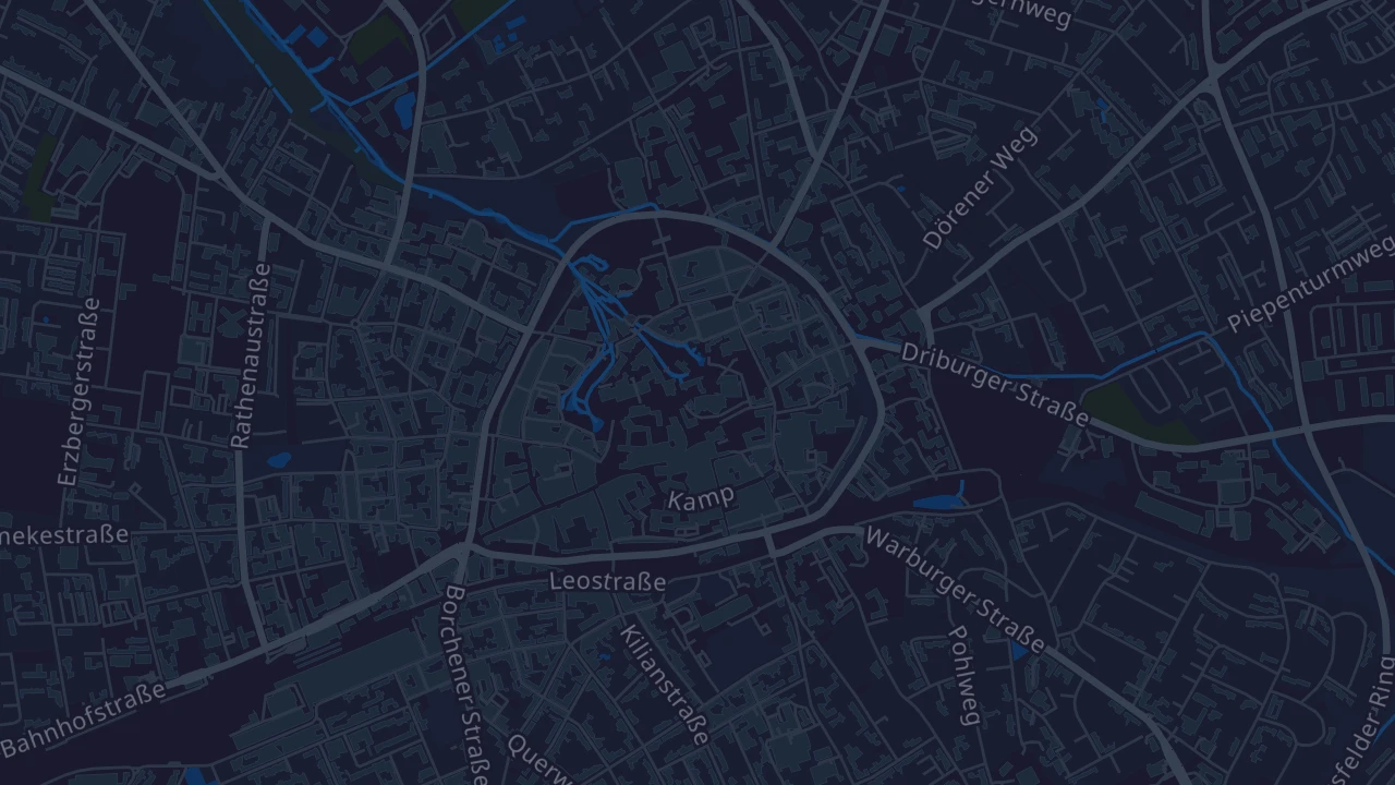 Karte von Paderborn