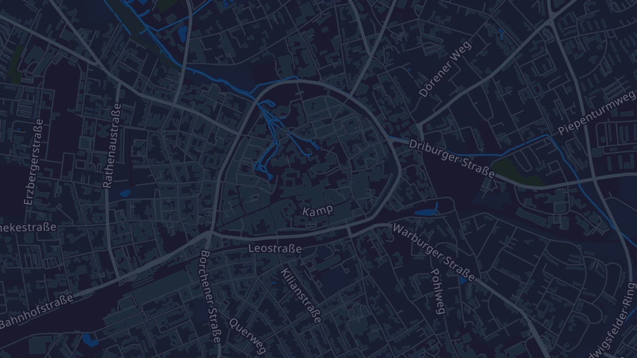 Karte von Paderborn