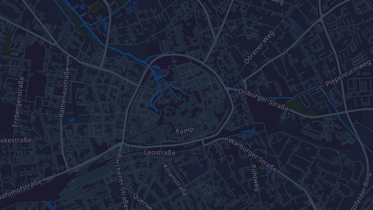 Karte von Paderborn