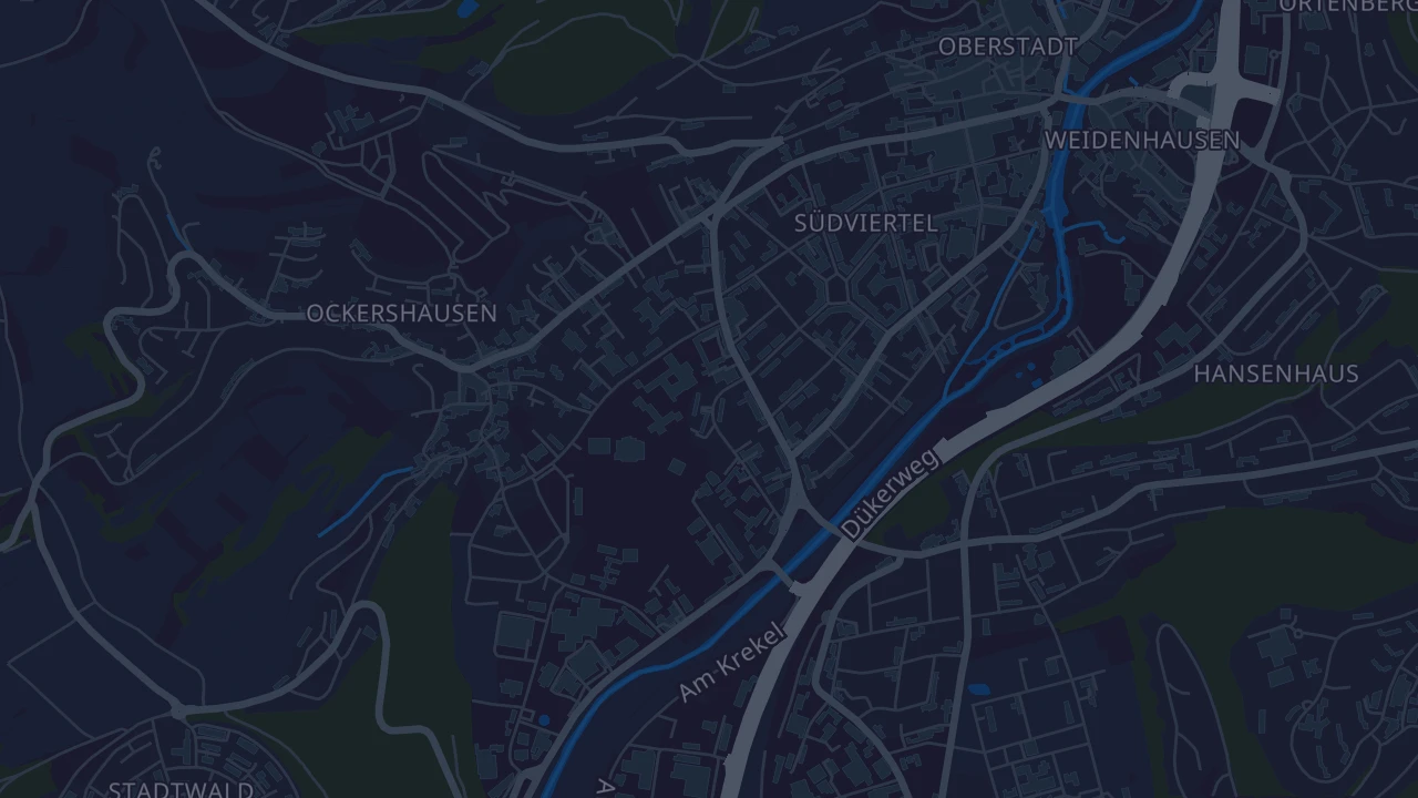 Karte von Marburg