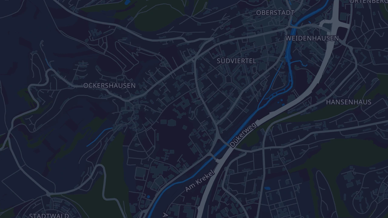 Karte von Marburg