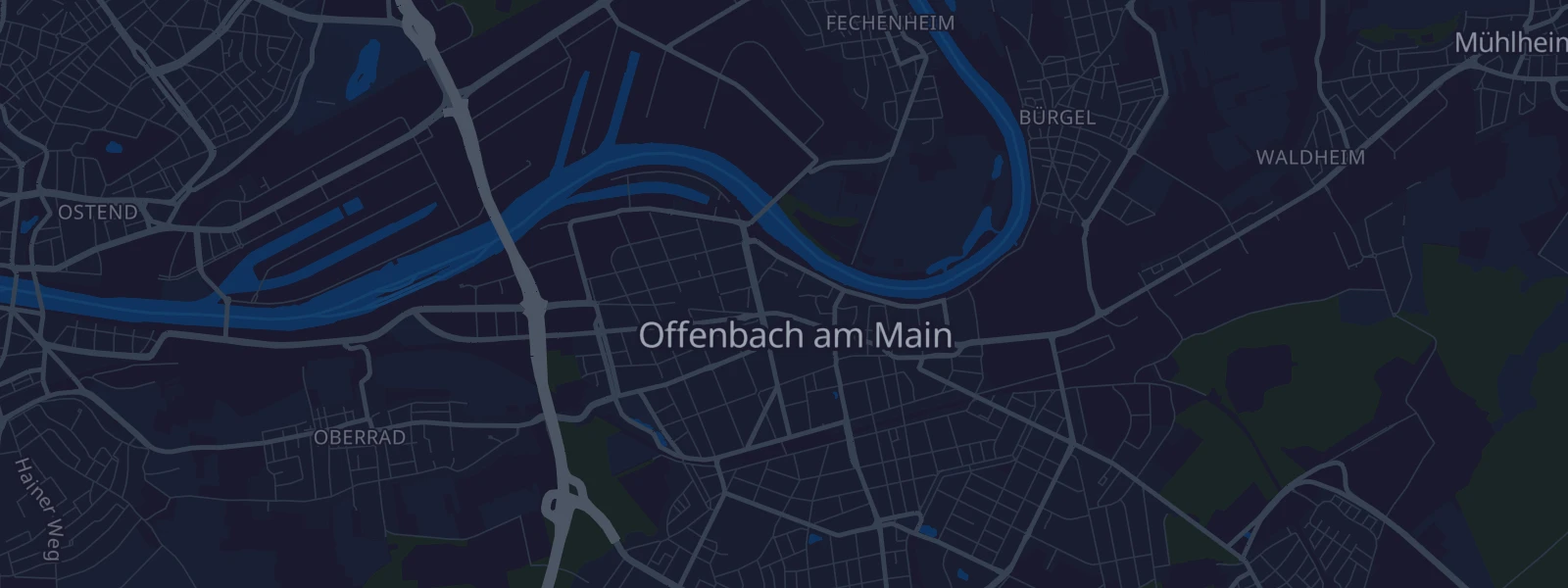 Karte von Offenbach