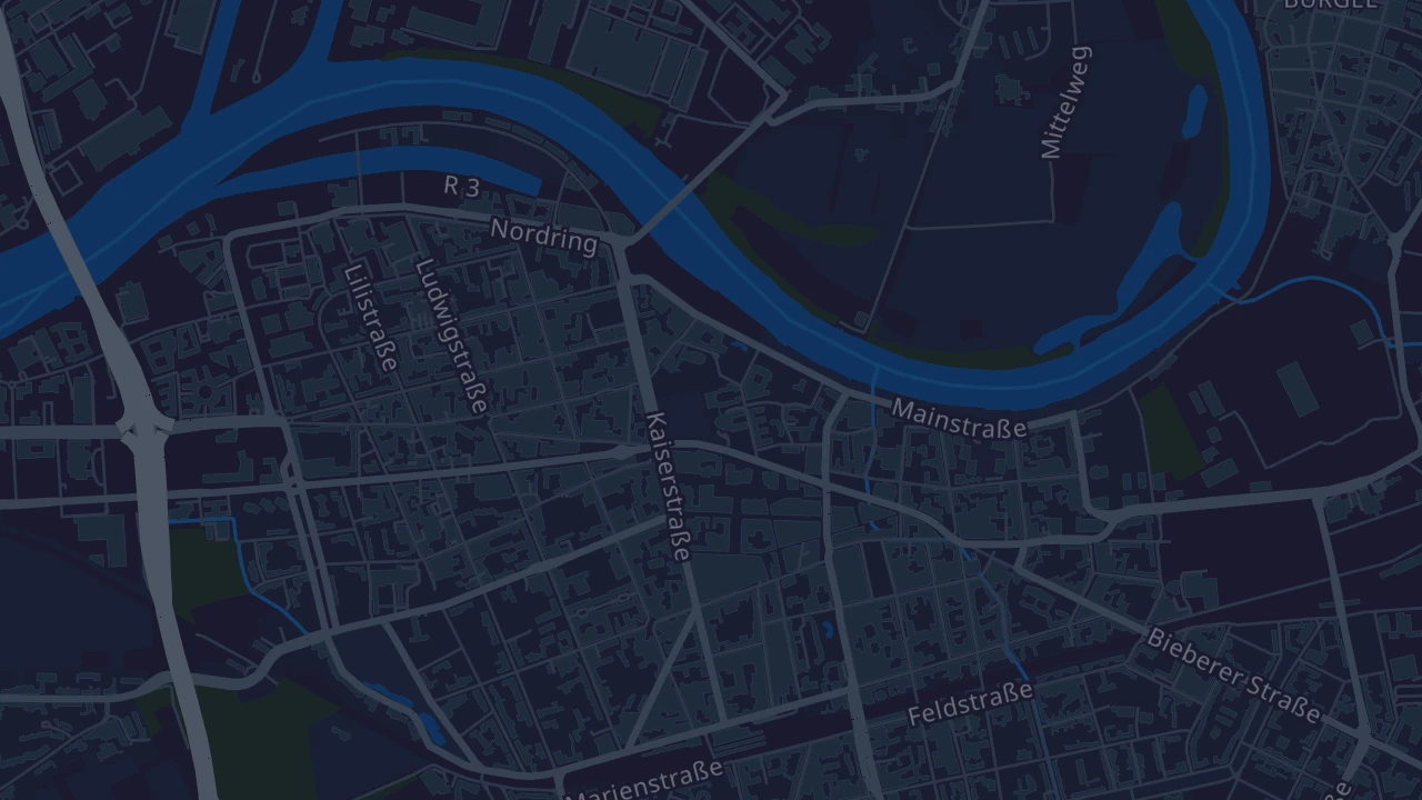 Karte von Offenbach