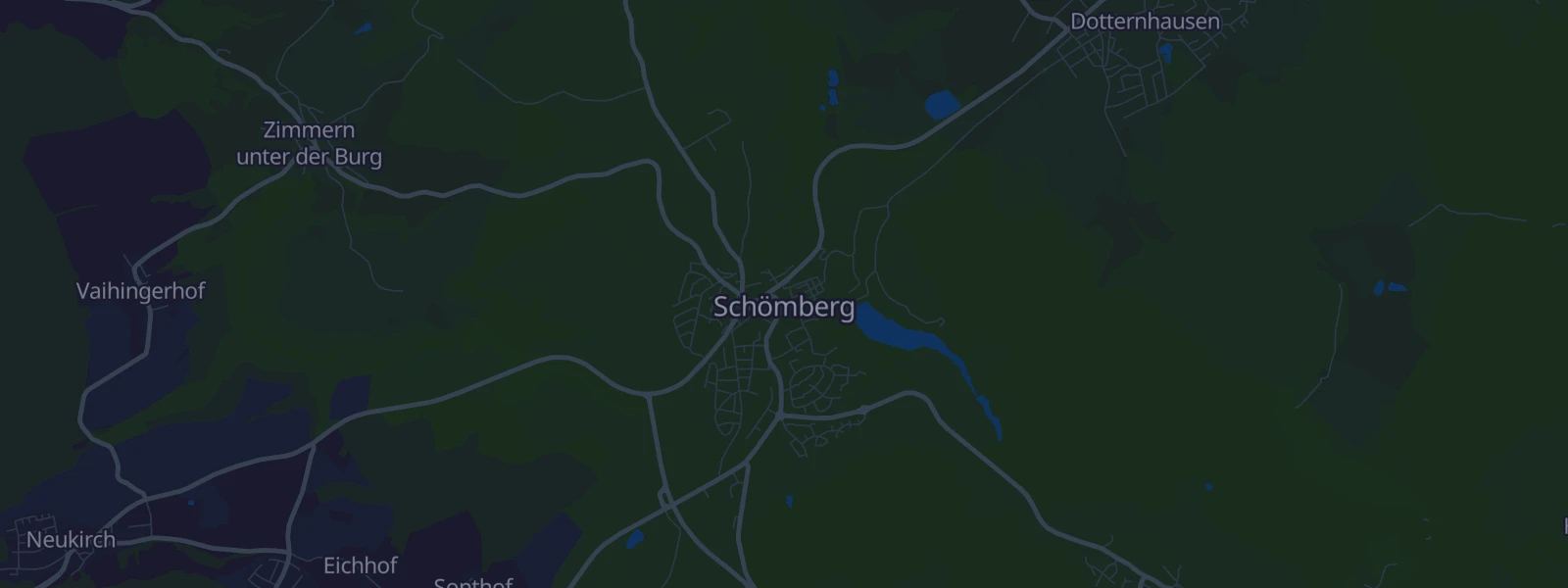 Karte von Schömberg (Stadt)