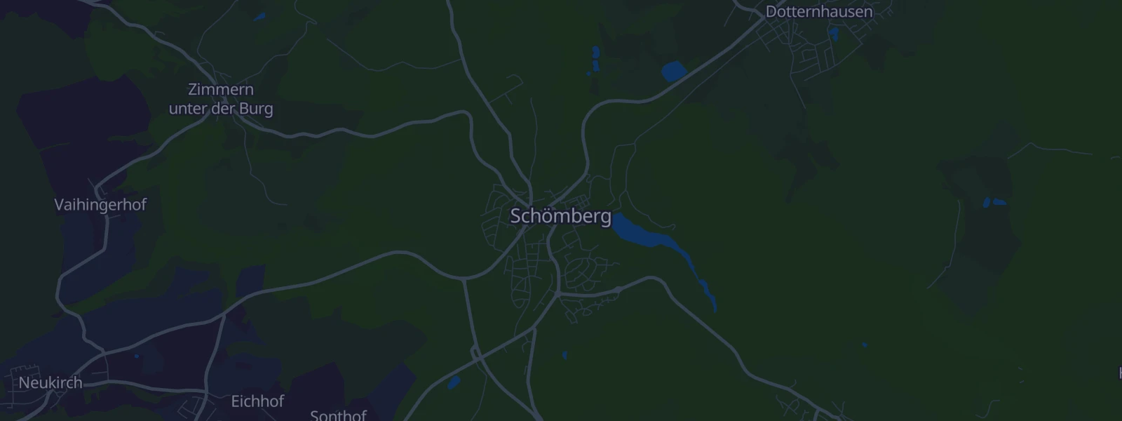 Karte von Schömberg (Stadt)