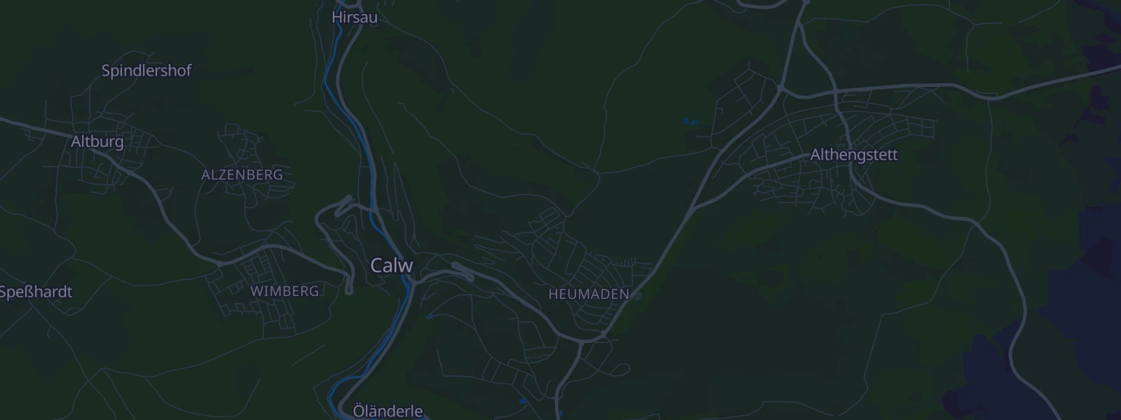 Karte von Calw- Heumaden