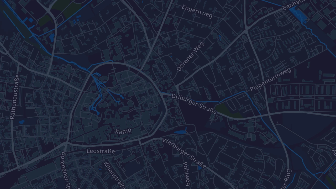 Karte von Paderborn