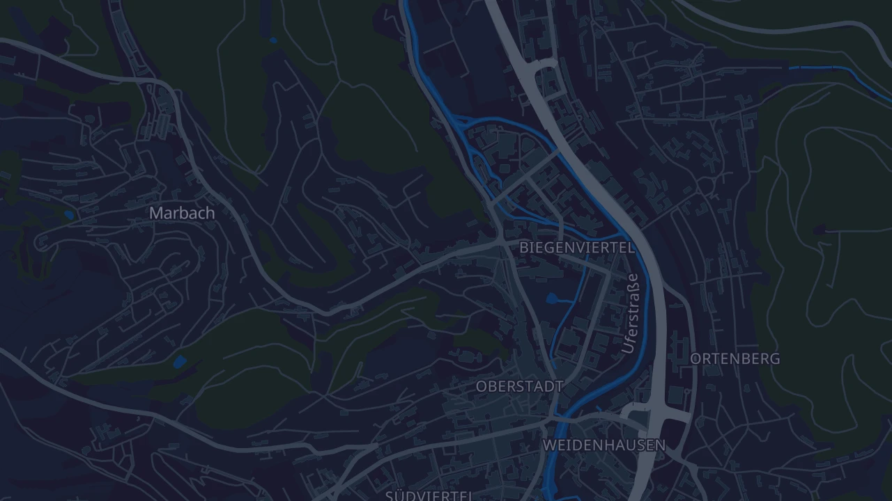 Karte von Marburg