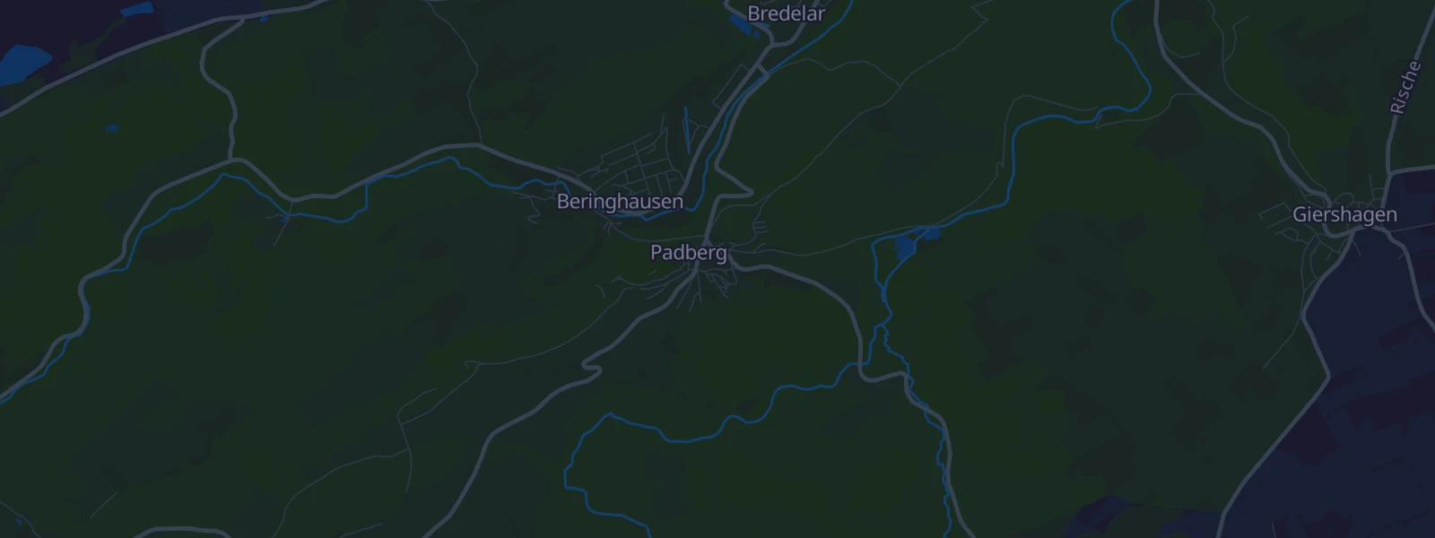 Karte von Marsberg - Padberg