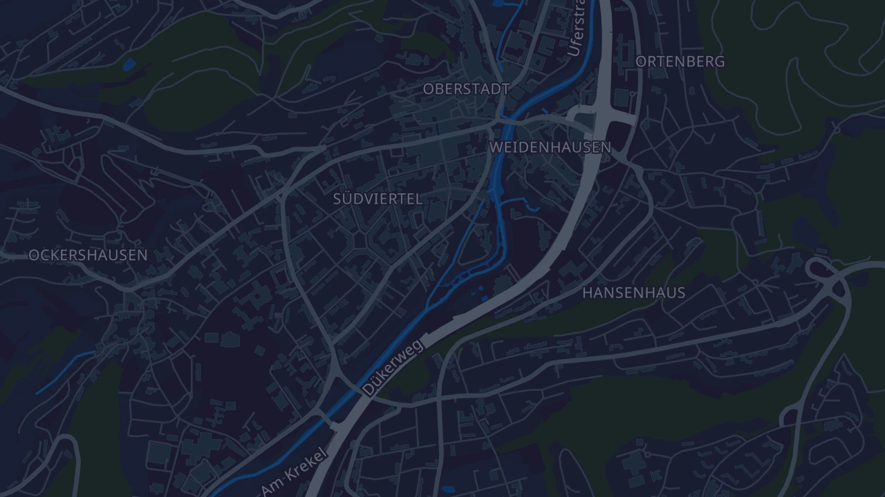 Karte von Marburg
