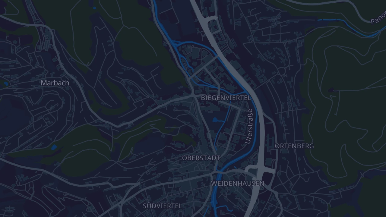 Karte von Marburg