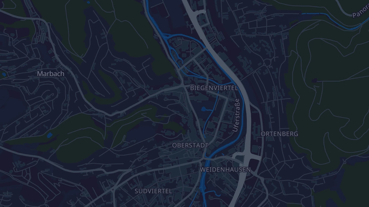 Karte von Marburg