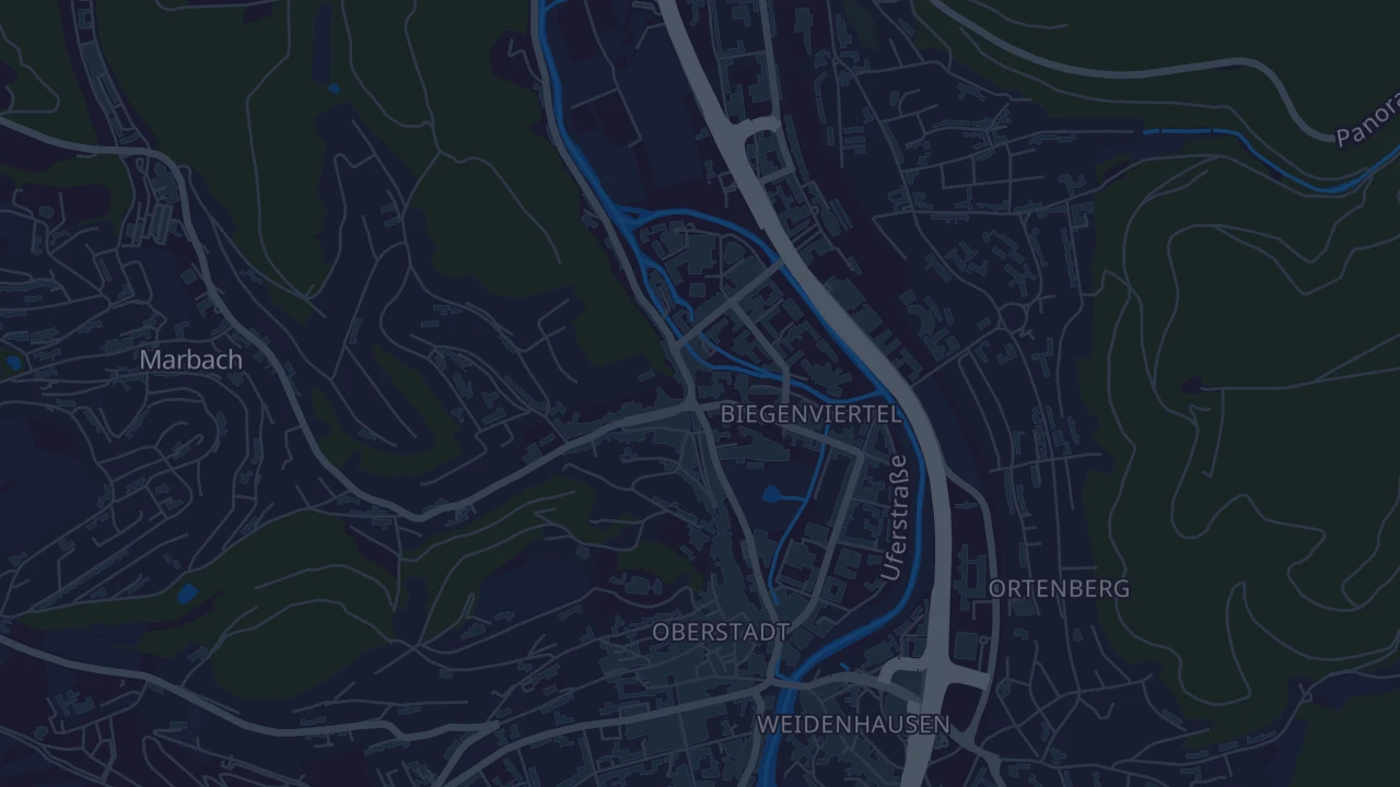 Karte von Marburg