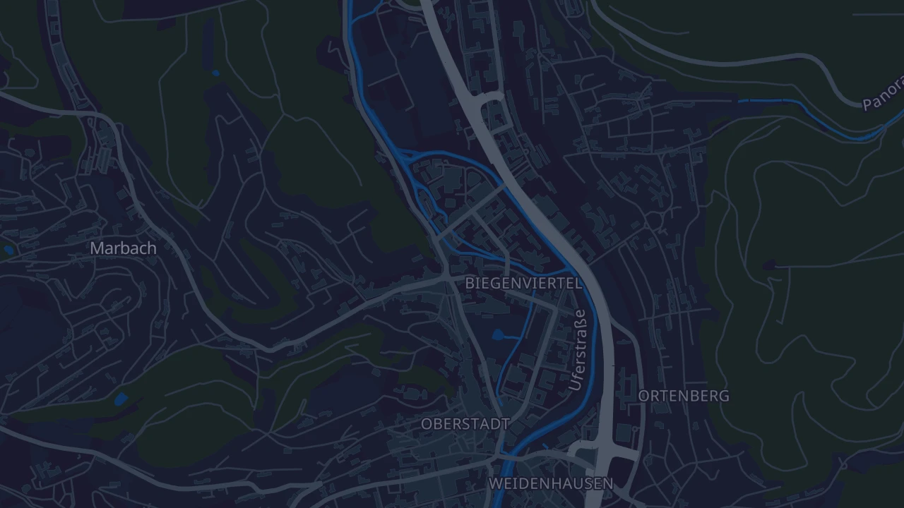 Karte von Marburg