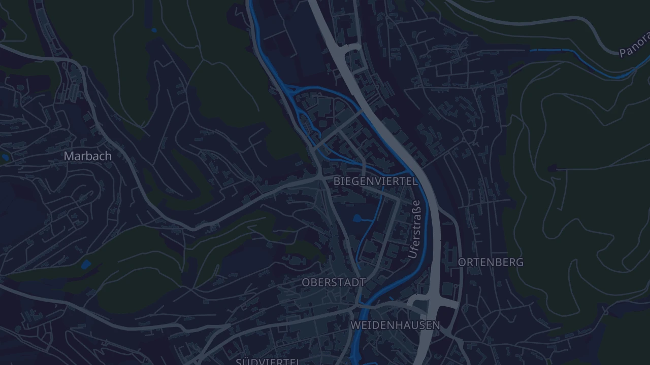Karte von Marburg
