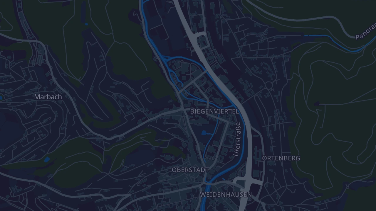 Karte von Marburg