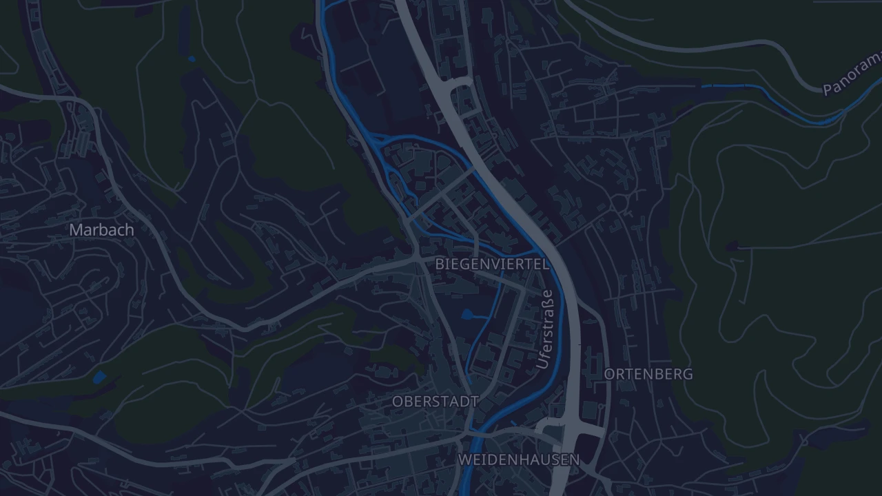 Karte von Marburg