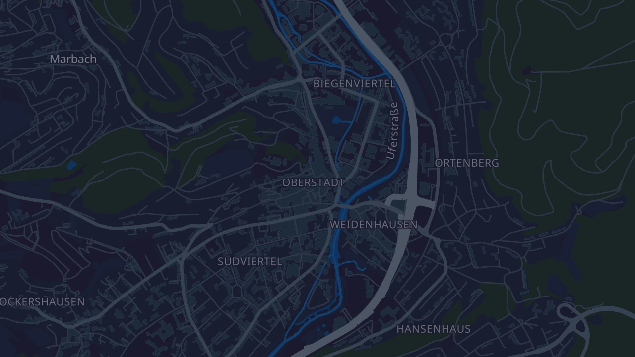 Karte von Marburg