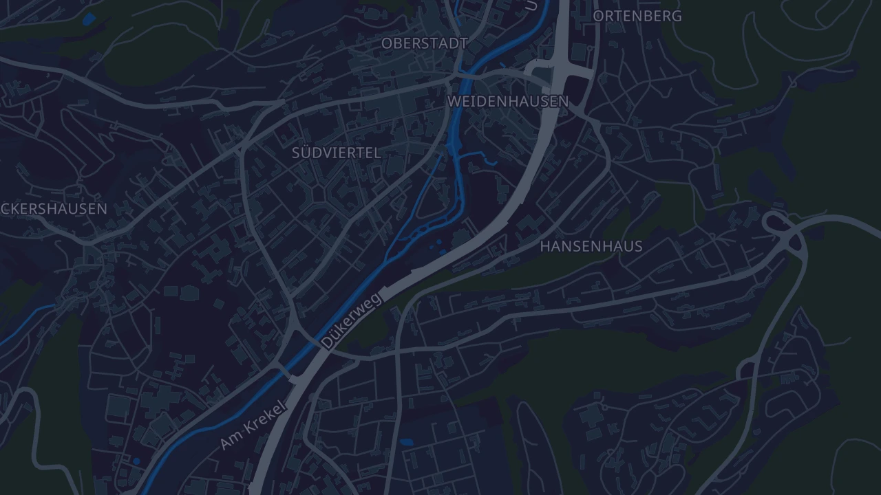 Karte von Marburg