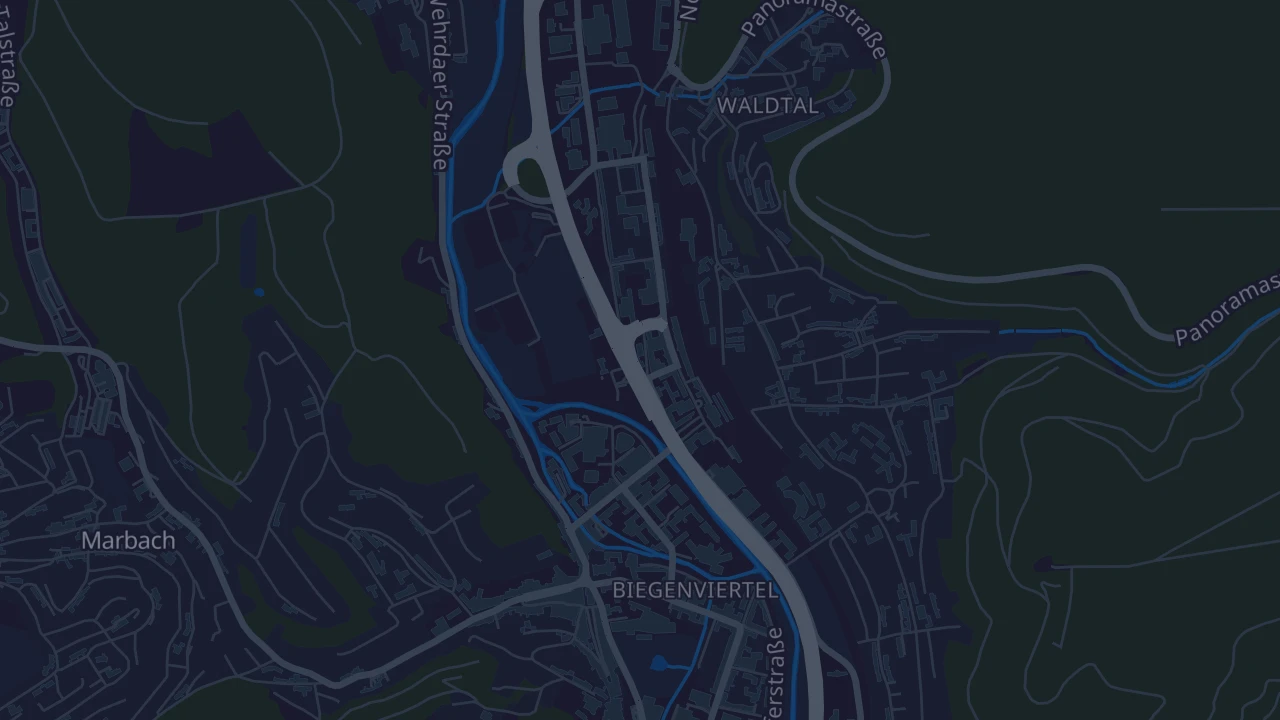 Karte von Marburg