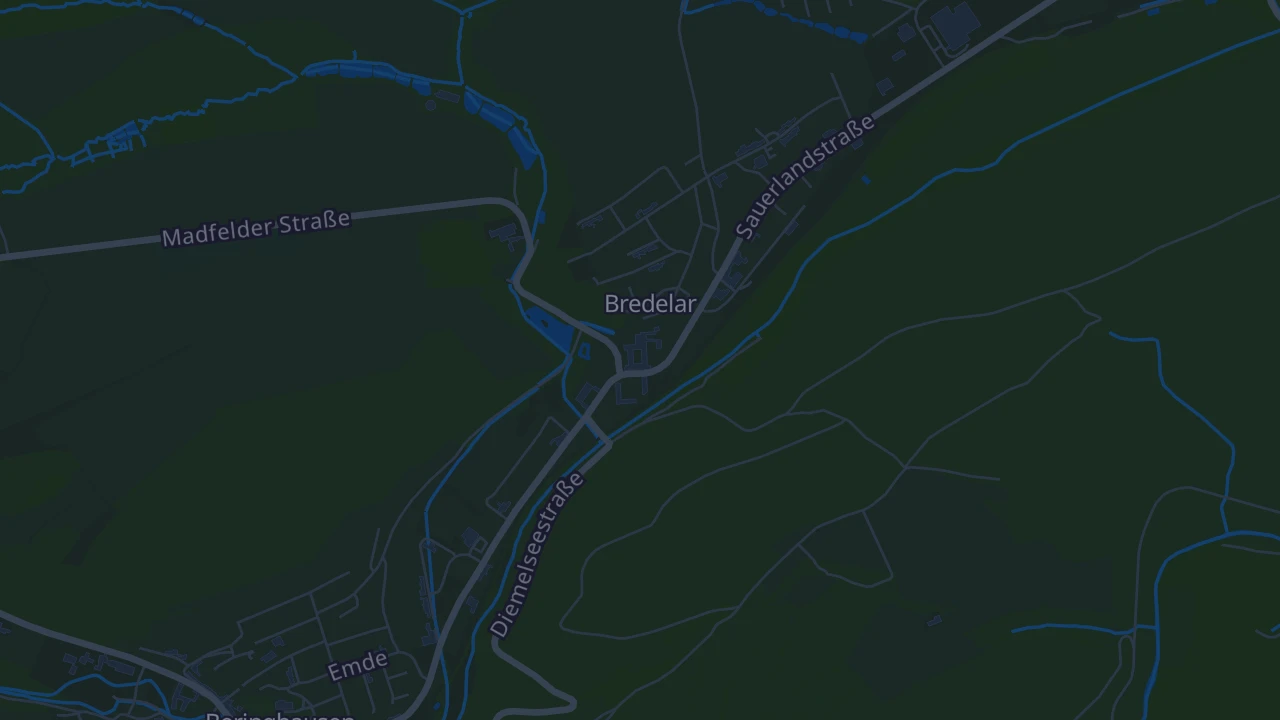 Karte von Marsberg